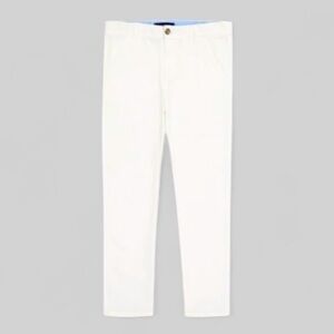 NWT Tommy Hilfiger‎ Boys White Stretch Chinos Classic Fit Summer Preppy Vacation
